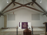 Front of chruch