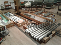 Pipes on Floor