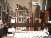 View from console