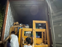 Unloading Begins